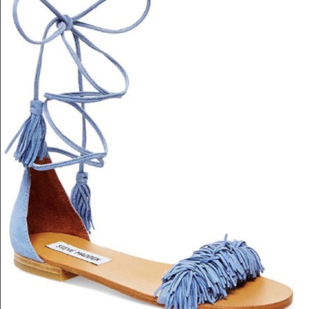 STEVE MADDEN Sweety Lace-Up Flat Sandals